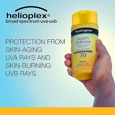 🇺🇸 Neutrogena SPF70 198ml Sunscreen Lotion Beach Defense Water-Resistant Face & Body SPF 70