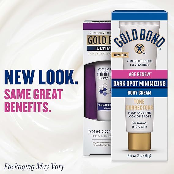 ๐บ๐ธ Gold Bond 56g Dark Spot Minimizing Cream Age Renew Fragrance Free Body Cream