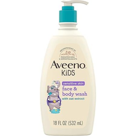 🇺🇸 Aveeno Kids 532ml Face & Body Wash Sensitive Skin