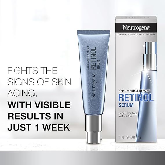 🇺🇸 Neutrogena 29ml Retinol Serum Rapid Wrinkle Repair w/ Hyaluronic Acid & Glycerin