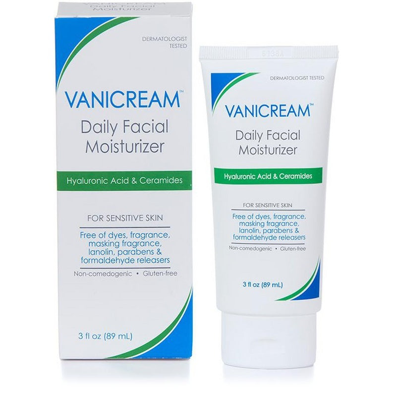 ๐บ๐ธ Vanicream 89ml Daily Facial Moisturizer With Hyaluronic Acid For Sensitive Skin