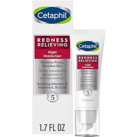 ๐บ๐ธ CETAPHIL Redness Relieving Facial Moisturizer Day SPF 40 50ml/Night Cream/Face Wash 237ml