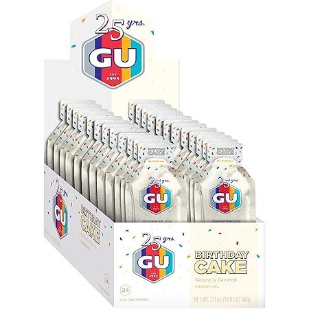 ππ₯GU Energy Gel 24 pack Assorted Flavors Box Fruity Indulgence Original