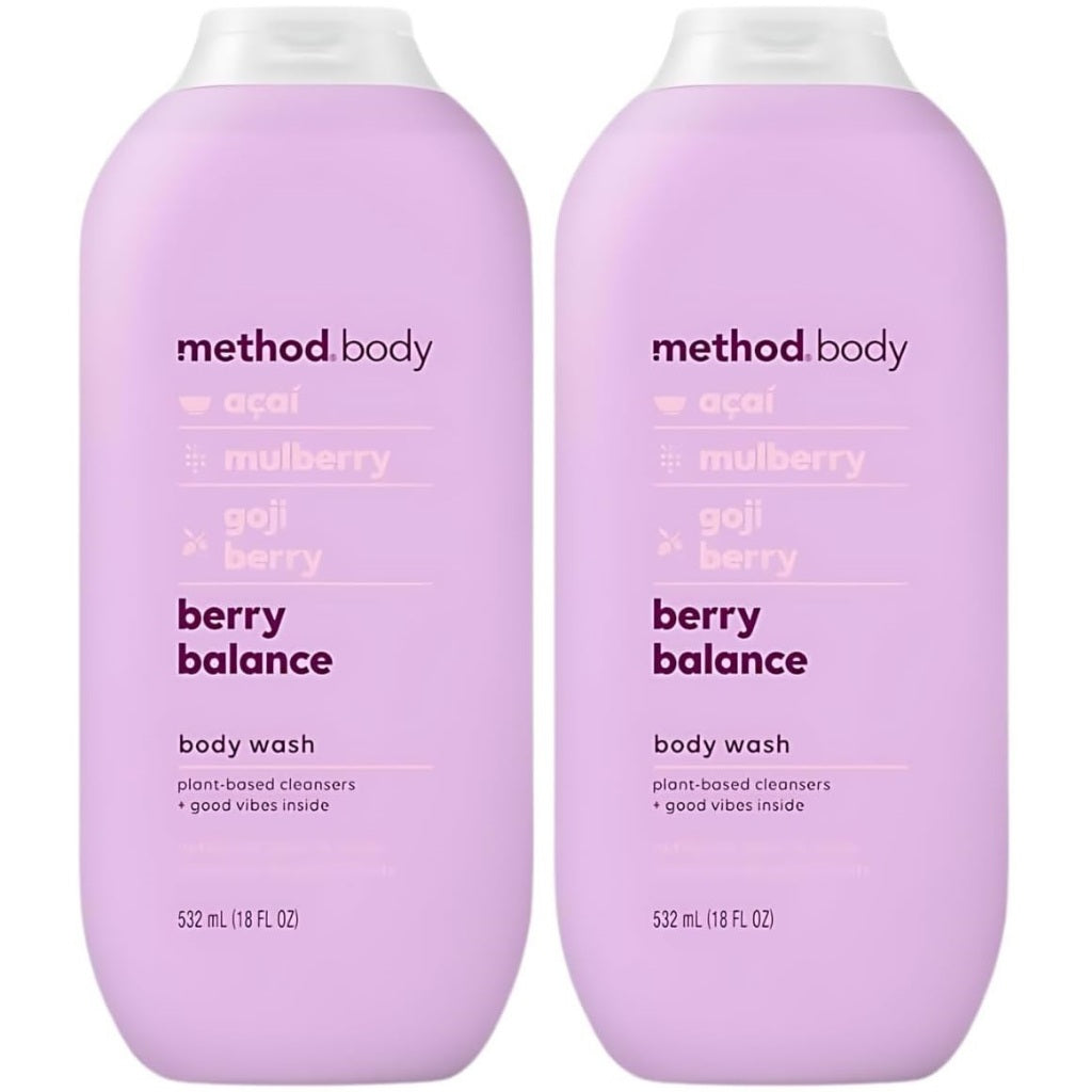 ๐บ๐ธ Method 828ml Body Wash w/Pump Men Sea Surf/Pure Peace Large