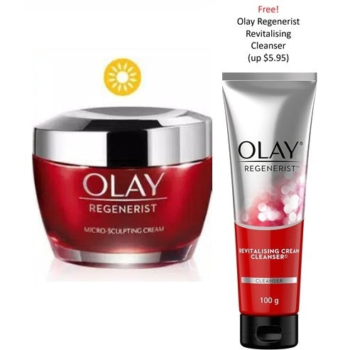 πβ¨οΈ Olay 50g Niacinamida Regenerist Micro-Sculpting Day/Night Cream/Serum/Cleanser Amino-Peptide