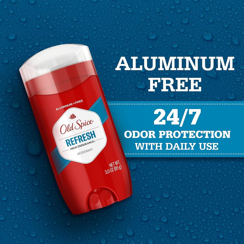 🇺🇸Old Spice 85g Aluminum Free Deodorant for Men, High Endurance Refresh