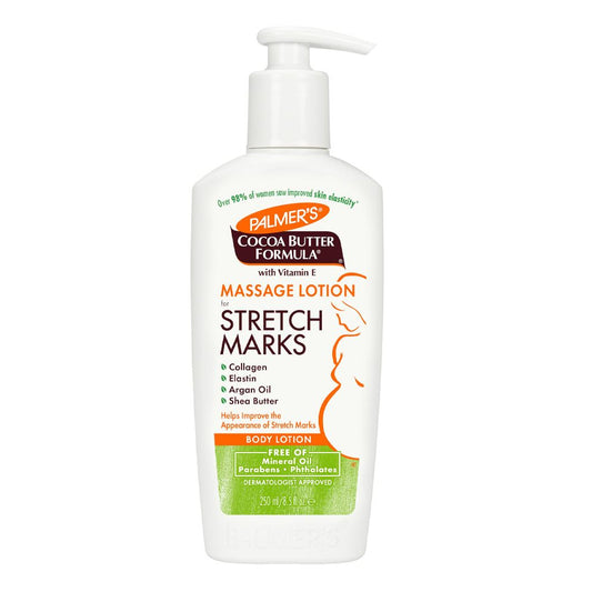 🇺🇸 Palmer's 250ml Massage Lotion for Stretch Marks and Pregnancy Firming Skin, Bust, Tummy