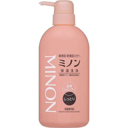 JP🇯🇵 Import| MINON Body Wash 450ml Moisturizing Bodywash for Sensitive/Dry/Acne Skin