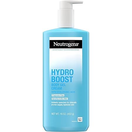 🇺🇸 Hydro Boost 453g Fragrance-Free Body Gel Hydrating Neutrogena Cream with Hyaluronic for Sensitive