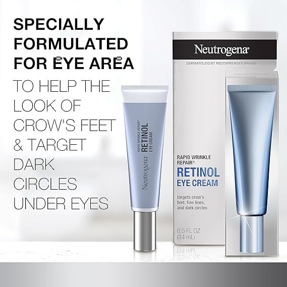 🇺🇸 Neutrogena Retinol Eye Cream 14ml Rapid Visible Wrinkle Repair Aging Eyebag Dark Circles