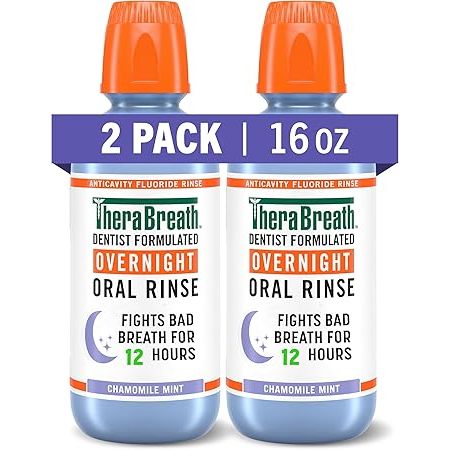 🇺🇸 TheraBreath 473ml Mouthwash Oral Rinse Icy/Mild/Fresh/Sparkle/Tingling/Chamomile Mint