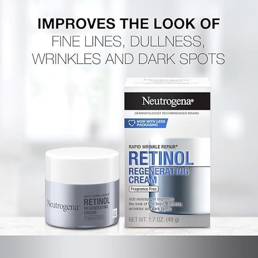 🇺🇸 Neutrogena 48g Retinol Regenerating Cream Rapid Wrinkle Repair