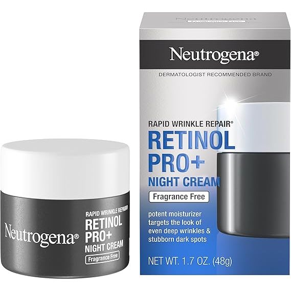 🇺🇸 Neutrogena 48g Retinol Pro+ Night Cream Rapid Wrinkle Repair Facial Moisturizer