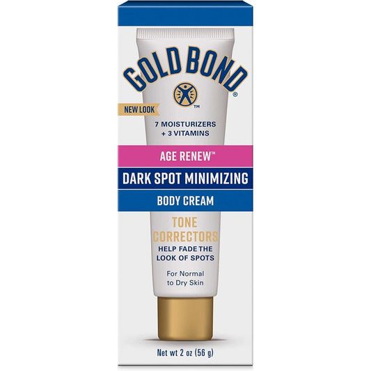 🇺🇸 Gold Bond 56g Dark Spot Minimizing Cream Age Renew Fragrance Free Body Cream