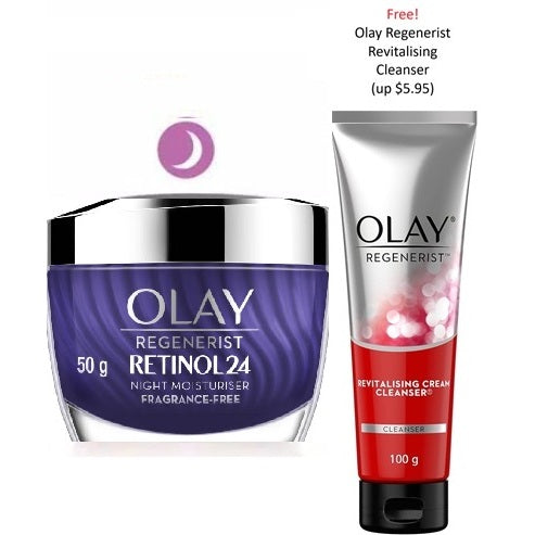 📌✨️Olay 50g Retinol24 Regenerist Night Moisturiser Cream