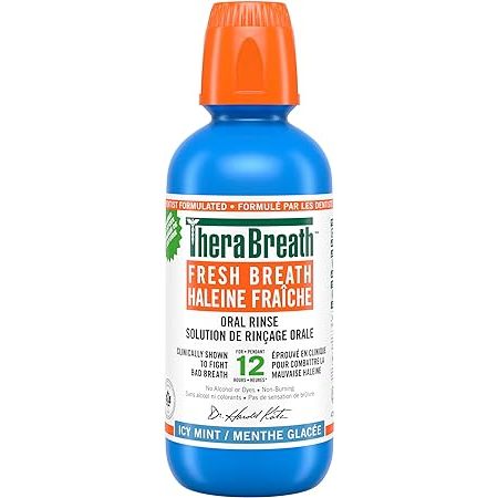 🇺🇸 TheraBreath 473ml Mouthwash Oral Rinse Icy/Mild/Fresh/Sparkle/Tingling/Chamomile Mint