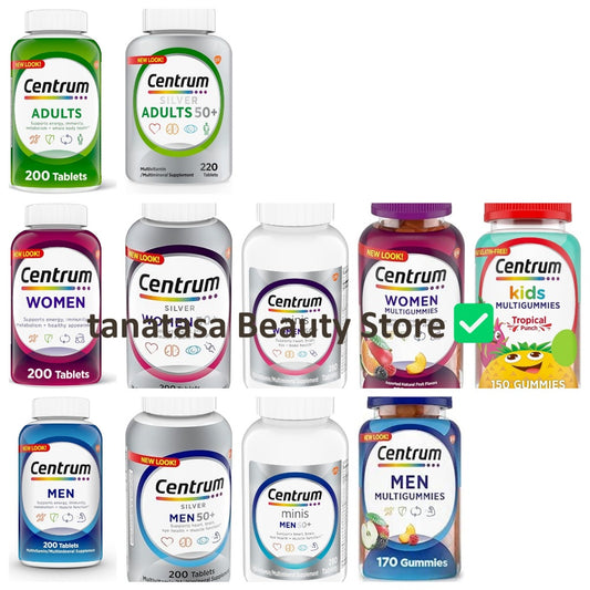 🇺🇸 Centrum Multivitamin Silver 50+/Kids/Women/Men/Adult 170/200/220/280 tablets/gummies
