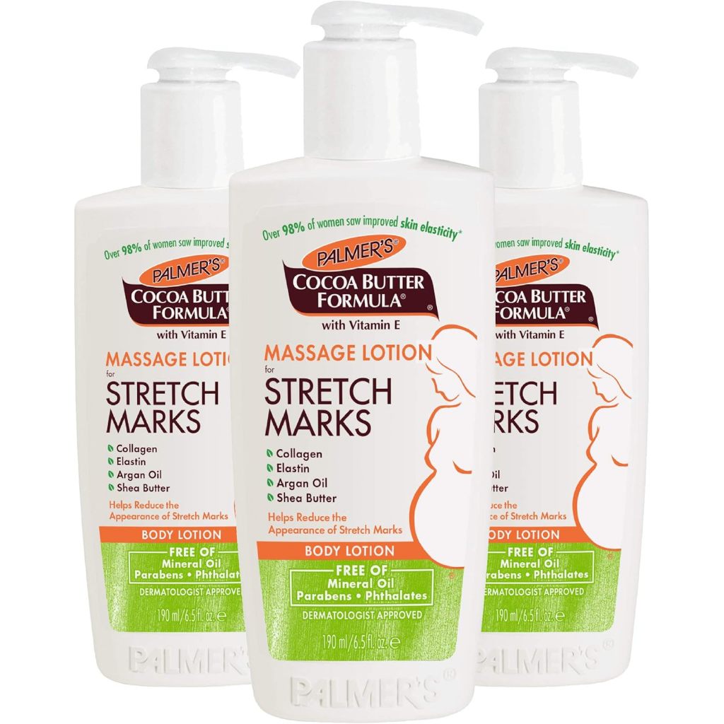 🇺🇸 Palmer's 250ml Massage Lotion for Stretch Marks and Pregnancy Firming Skin, Bust, Tummy