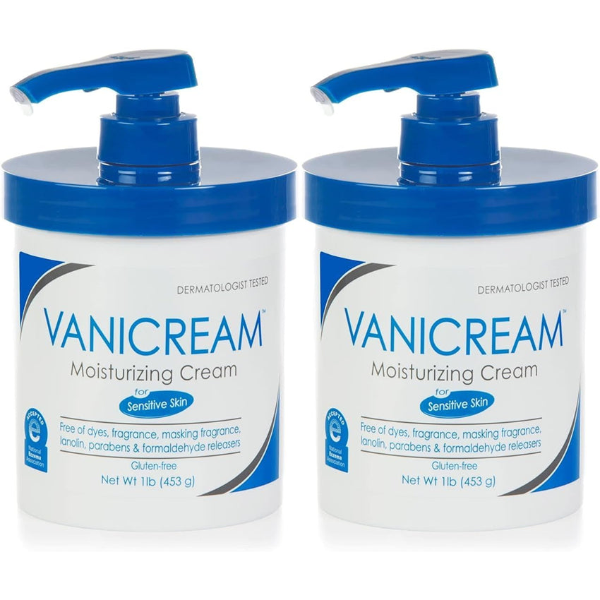🇺🇸 Vanicream 453g Moisturizing Cream with Pump for Dry and Sensitive Skin
