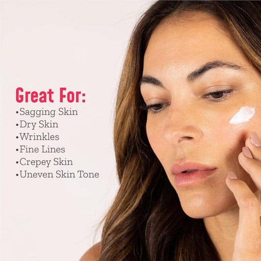 Nuventin 444ml Retinol Cream Face Body Moisturizer Hyaluronic Acid, Anti-Aging Wrinkles Dry Skin