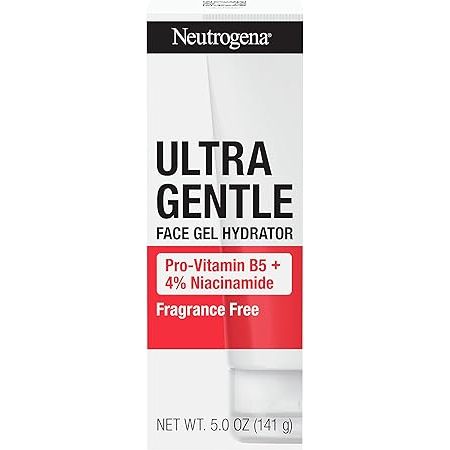 🇺🇸 Neutrogena 141g Ultra Gentle Face Gel Pro-Vitamin B5 & Niacinamide Acne-Prone Skin & Uneven Tone