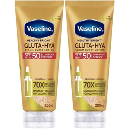 📌✨️Vaseline Gluta-Hya 2-pack 330ml/300ml/290ml/200ml Serum Burst Whitening/Brightening Lotions