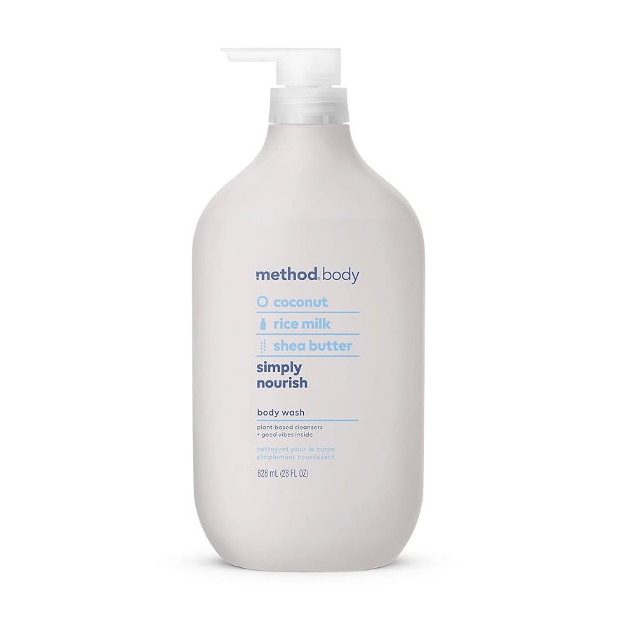 🇺🇸 Method 828ml Body Wash w/Pump Men Sea Surf/Pure Peace Large
