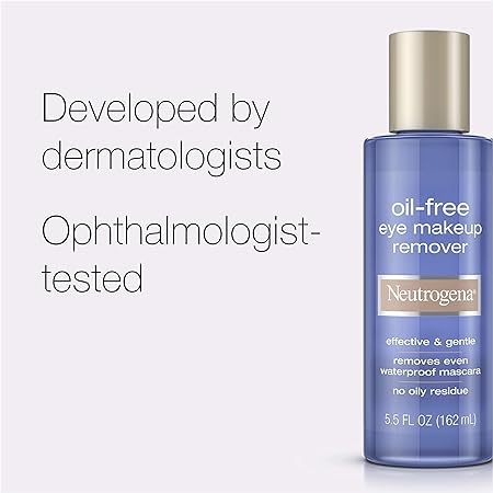 🇺🇸 Neutrogena Eye Makeup Remover Cleanser 162ml/236ml/Towelettes Lips Sensitive Oil-Free Liquid