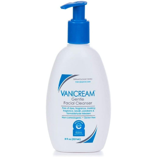 🇺🇸 Vanicream 237ml Gentle Facial Cleanser w/ Pump for Sensitive Skin