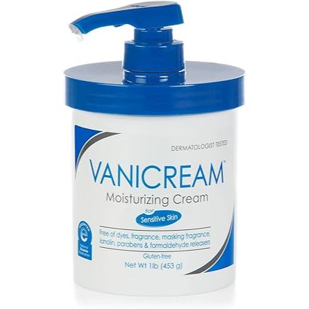 🇺🇸 Vanicream 453g Moisturizing Cream with Pump for Dry and Sensitive Skin