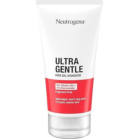 🇺🇸 Neutrogena 141g Ultra Gentle Face Gel Pro-Vitamin B5 & Niacinamide Acne-Prone Skin & Uneven Tone