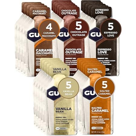 📌🔥GU Energy Gel 24 pack Assorted Flavors Box Fruity Indulgence Original