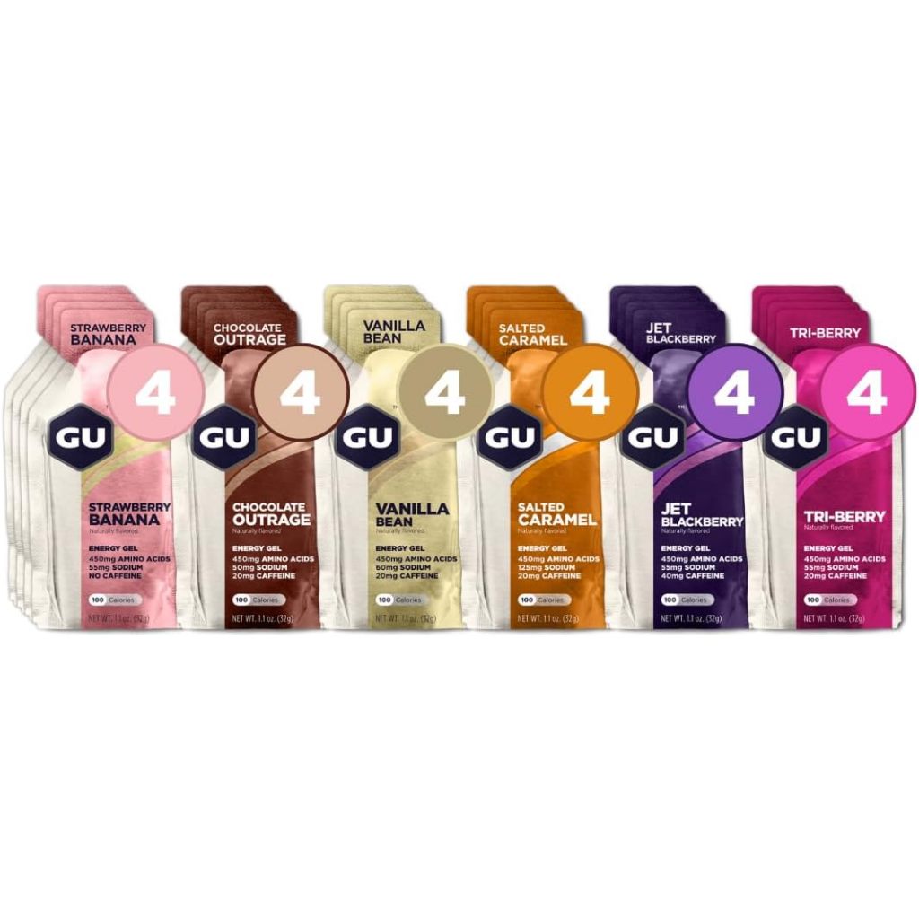 📌🔥GU Energy Gel 24 pack Assorted Flavors Box Fruity Indulgence Original