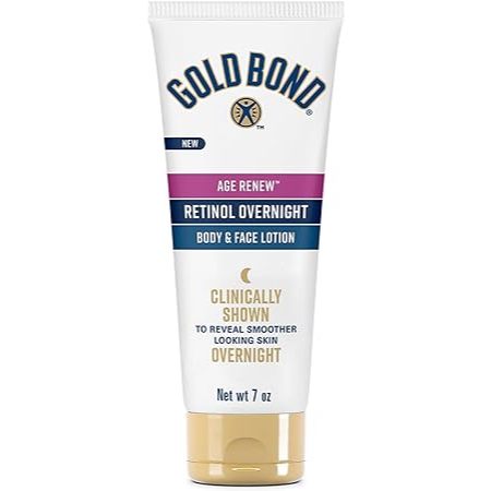 🇺🇸 Gold Bond 198ml Retinol Lotion Overnight Age Renew Body & Face Peptide