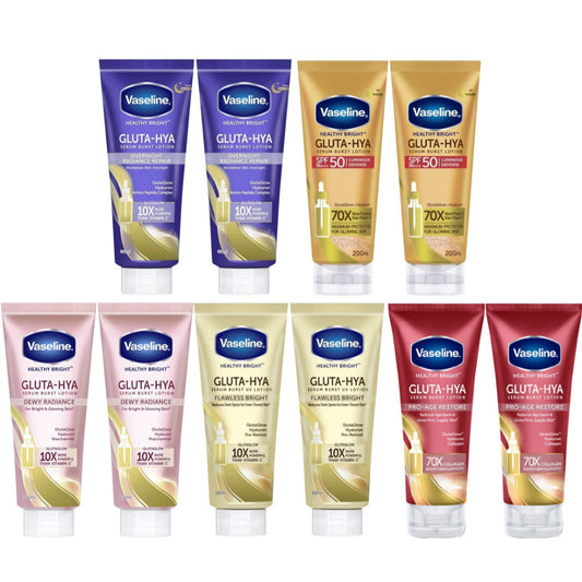 📌✨️Vaseline Gluta-Hya 2-pack 330ml/300ml/290ml/200ml Serum Burst Whitening/Brightening Lotions