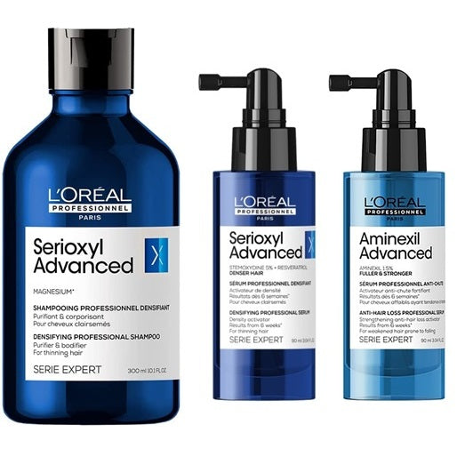 L'Oréal Professionnel Serioxyl Aminexil Serum Shampoo Advanced Haircare Collection