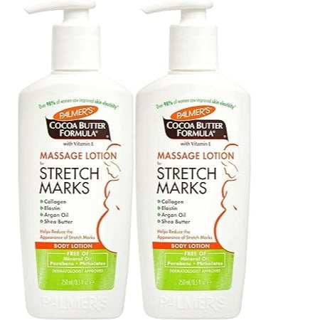 🇺🇸 Palmer's 250ml Massage Lotion for Stretch Marks and Pregnancy Firming Skin, Bust, Tummy