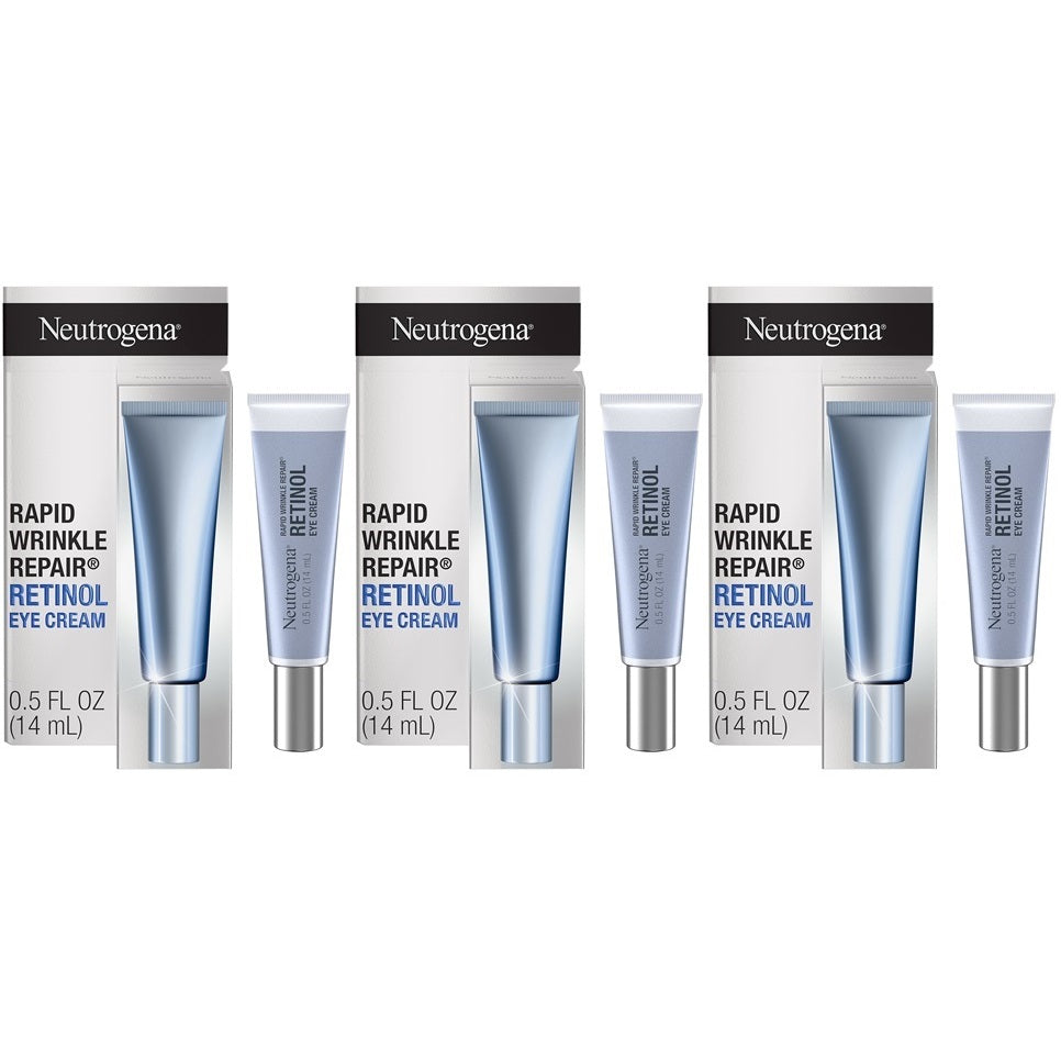 🇺🇸 Neutrogena Retinol Eye Cream 14ml Rapid Visible Wrinkle Repair Aging Eyebag Dark Circles