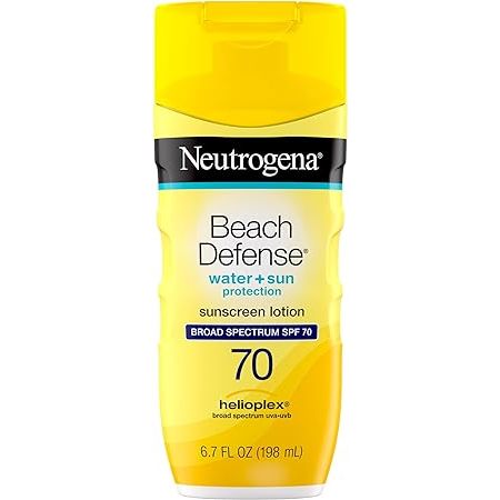🇺🇸 Neutrogena SPF70 198ml Sunscreen Lotion Beach Defense Water-Resistant Face & Body SPF 70