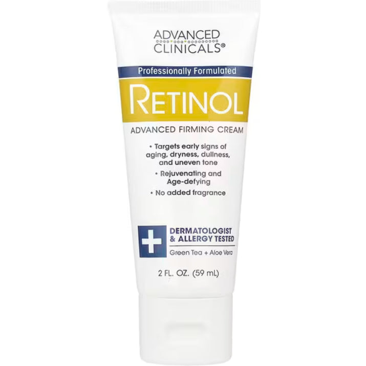 🇺🇸 Advanced Clinicals 454g Retinol Face Body Firming Cream Fragrance-Free