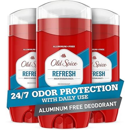🇺🇸Old Spice 85g Aluminum Free Deodorant for Men, High Endurance Refresh