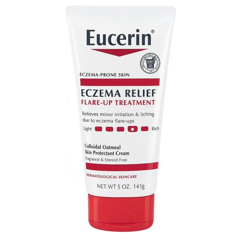🇺🇸 Eucerin 396g/226g Eczema Relief Cream Body Wash Lotion Skin Moisturizer Baby Adult