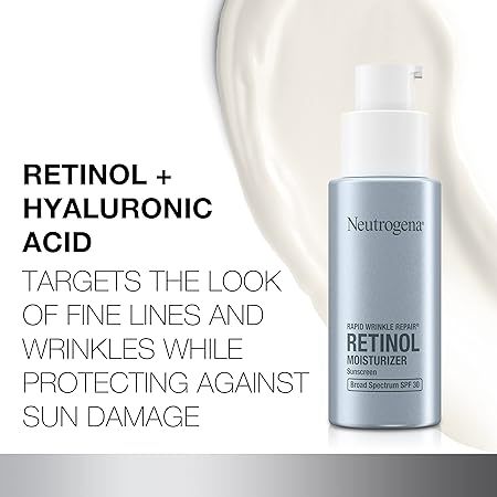 🆕🇺🇸Product| Neutrogena Retinol Moisturizer 29ml SPF30 Sunscreen Rapid Visible Anti Wrinkle Dark Spot