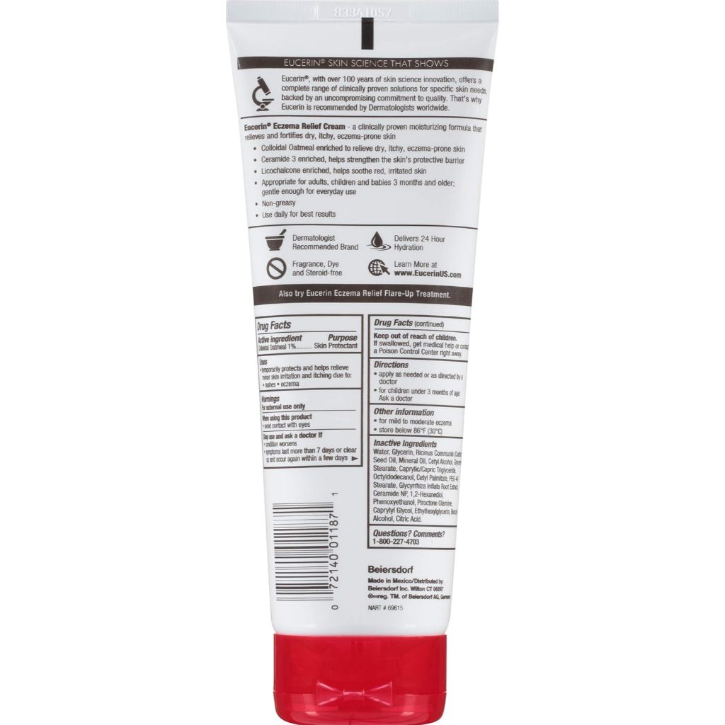 🇺🇸 Eucerin 396g/226g Eczema Relief Cream Body Wash Lotion Skin Moisturizer Baby Adult