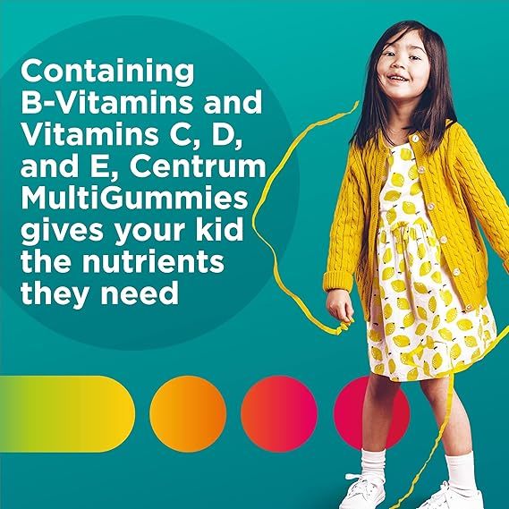 🇺🇸 Centrum Kids 150 Multivitamin Gummies Natural Tropical Punch Flavors