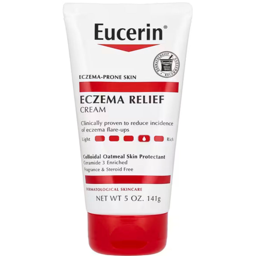 🇺🇸 Eucerin 396g/226g Eczema Relief Cream Body Wash Lotion Skin Moisturizer Baby Adult