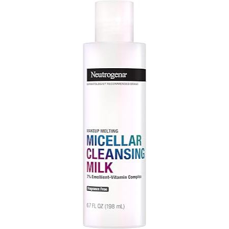 🇺🇸 Neutrogena 198ml Micellar Cleansing Milk Fragrance-Free Eye, Lip & Face Makeup Remover