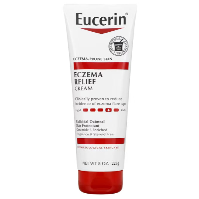 🇺🇸 Eucerin 396g/226g Eczema Relief Cream Body Wash Lotion Skin Moisturizer Baby Adult