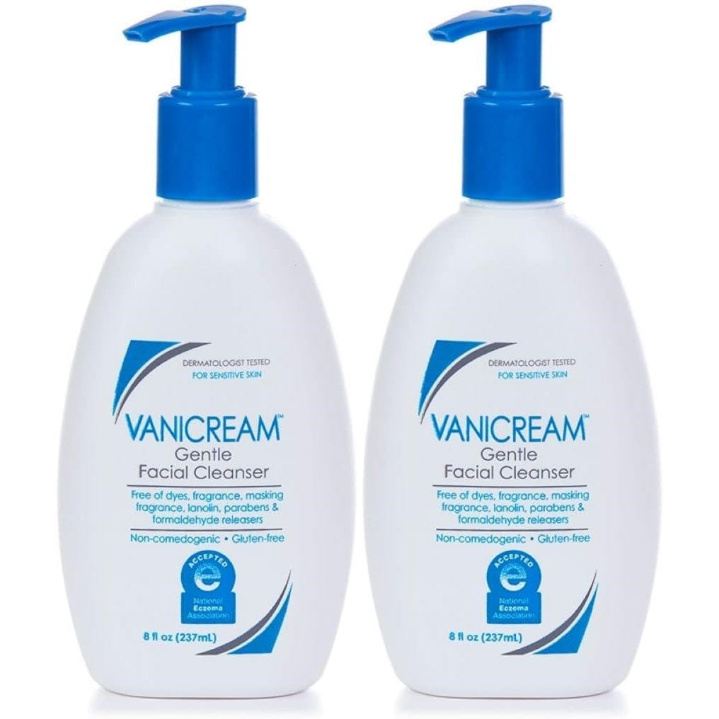 🇺🇸 Vanicream 237ml Gentle Facial Cleanser w/ Pump for Sensitive Skin