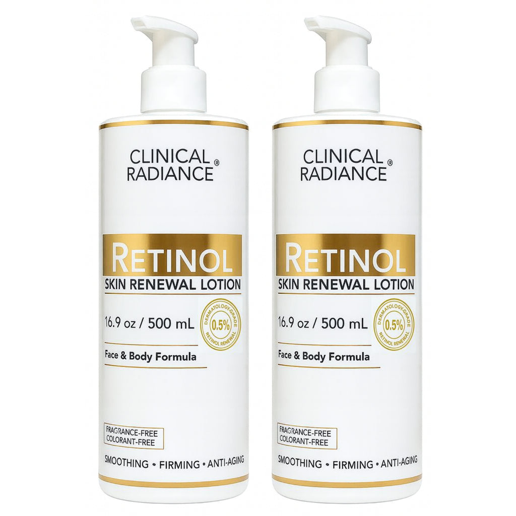 📌✨️Retinol 500ml Clinical Radiance Advanced Lotion Skin Wrinkle Renewal For Face and Body Retinol